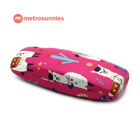 MetroSunnies Alpaca Hard Case Holder (Pink) / Eyewear Case Holder for Sunnies and Specs