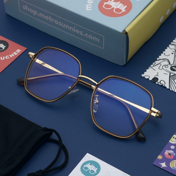 MetroSunnies August Specs (Clear) / Con-Strain Blue Light / Anti-Radiation Computer Eyeglasses