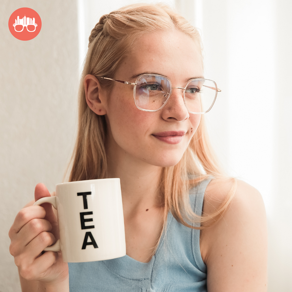 MetroSunnies August Specs (Nude) / Con-Strain Blue Light / Anti-Radiation Computer Eyeglasses