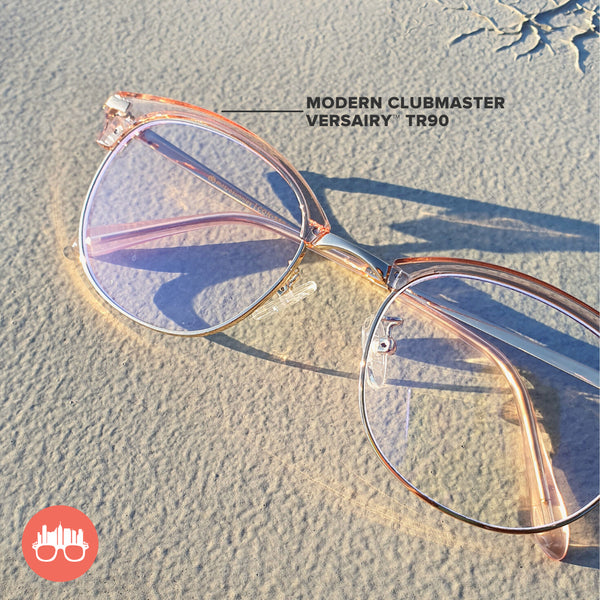 MetroSunnies Bonnie Specs (Champagne) / Con-Strain Blue Light / Versairy / Anti-Radiation Eyeglasses