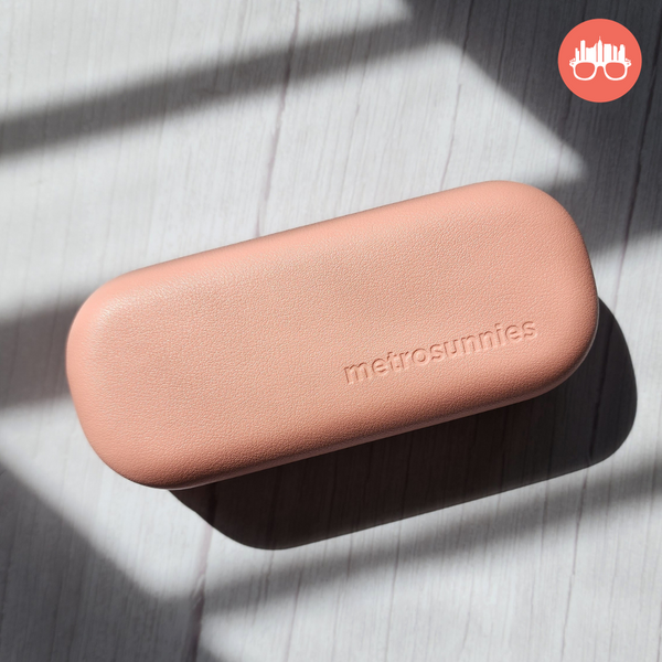 MetroSunnies Charm Hard Case Holder (Blush) / Eyewear Case Holder for Sunnies and Specs