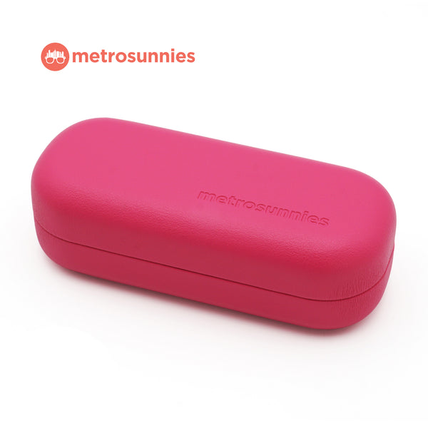 MetroSunnies Charm Hard Case Holder (Hot Pink) / Eyewear Case Holder for Sunnies and Specs