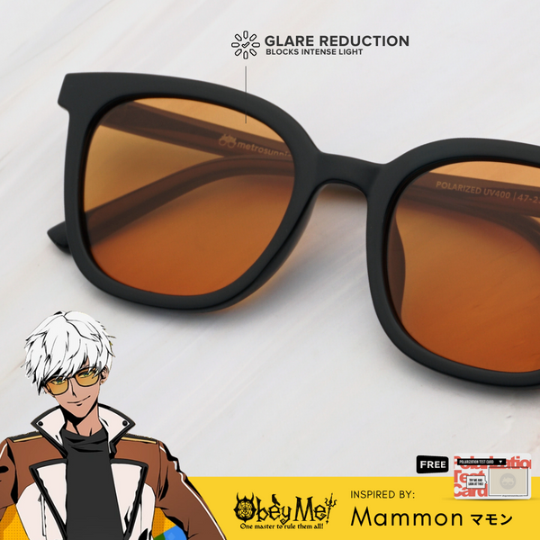 MetroSunnies Dewey Sunnies (Tiger) / Polarized Sunglasses UV400 / Fashion Eyewear for Men and Women