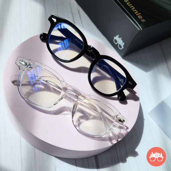 MetroSunnies Johnny Specs (Clear) Con-Strain Anti Radiation Eyeglasses Women Men Blue Light Eyewear