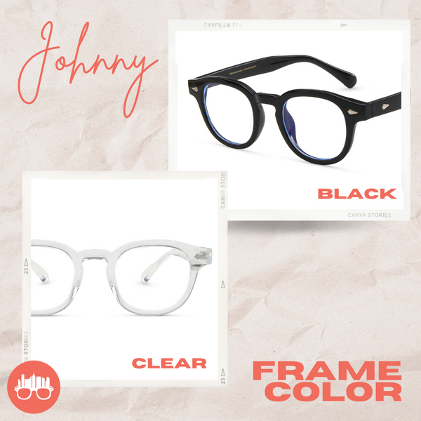 MetroSunnies Johnny Specs (Clear) Con-Strain Anti Radiation Eyeglasses Women Men Blue Light Eyewear