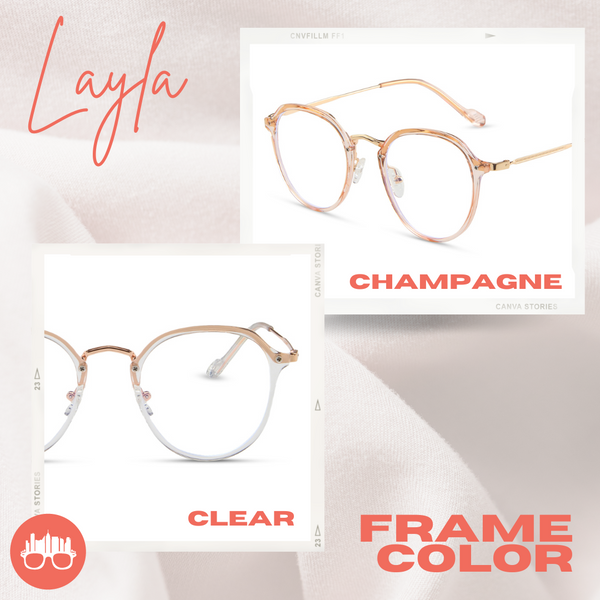 MetroSunnies Layla Specs (Clear) / Con-Strain Blue Light / Versairy / Anti-Radiation Eyeglasses
