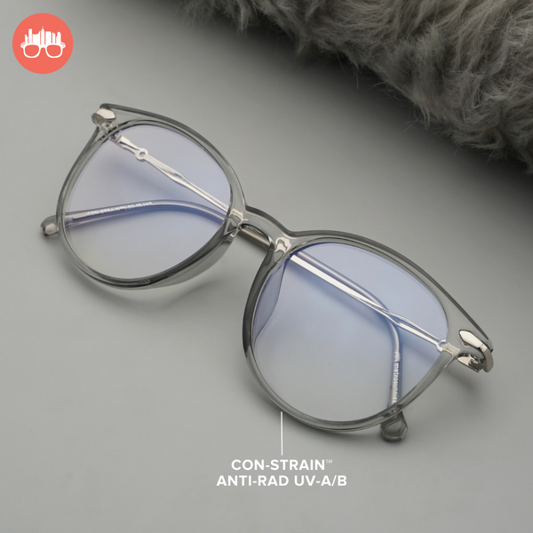 MetroSunnies Lulu Specs (Gray) / Con-Strain Blue Light / Versairy / Anti-Radiation Eyeglasses