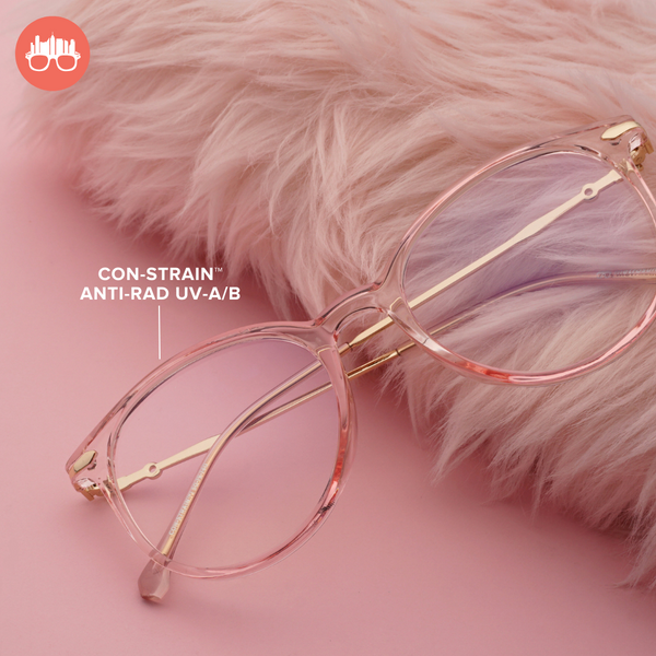 MetroSunnies Lulu Specs (Pink) / Con-Strain Blue Light / Versairy / Anti-Radiation Eyeglasses