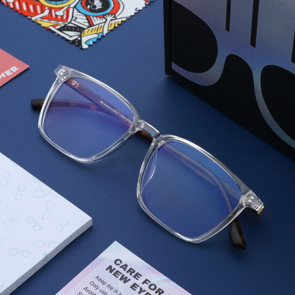MetroSunnies Maverick Specs (Clear) / Con-Strain Blue Light / Anti-Radiation Computer Eyeglasses