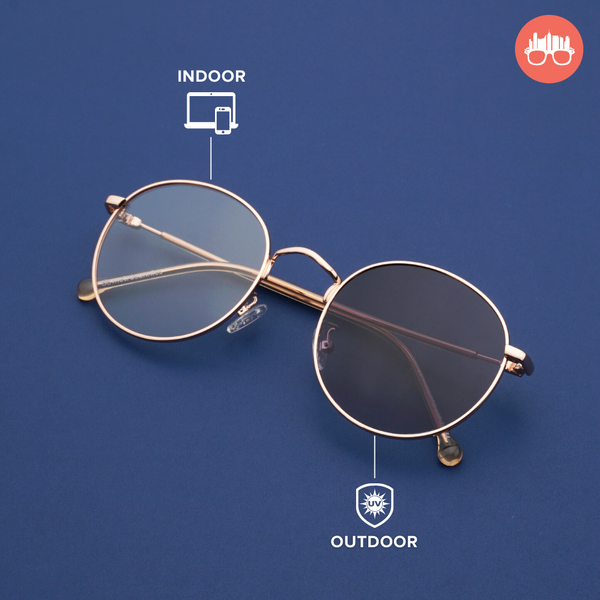 MetroSunnies Merrit Specs (Rose Gold) / Replaceable Lens / Eyeglasses for Men and Women