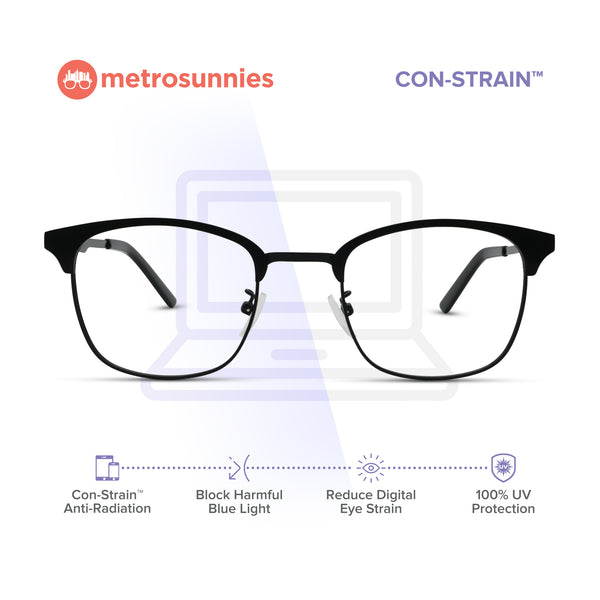 MetroSunnies Michael Specs / Replaceable Lens / Eyeglasses for Men and Women