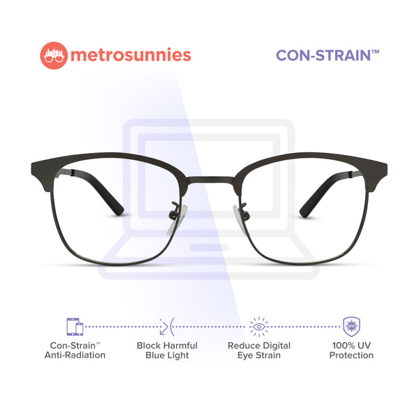 MetroSunnies Michael Specs / Replaceable Lens / Eyeglasses for Men and Women