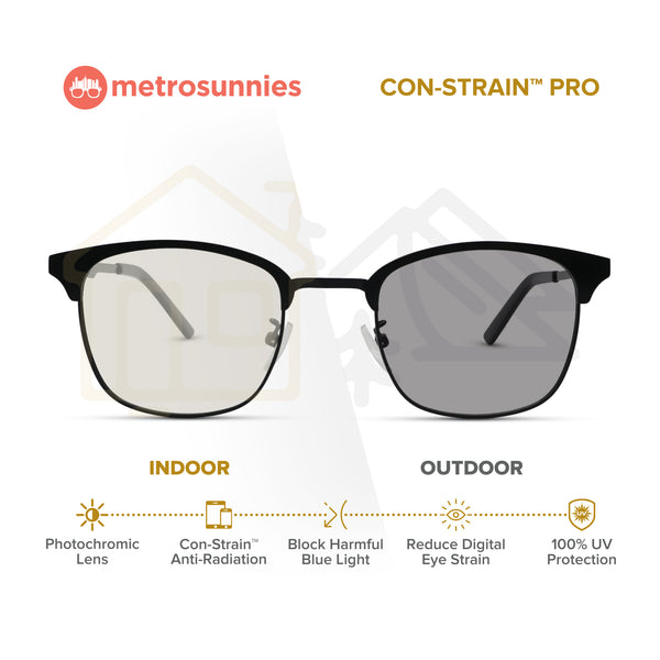 MetroSunnies Michael Specs / Replaceable Lens / Eyeglasses for Men and Women