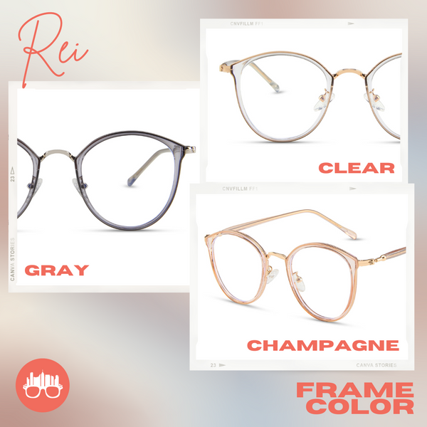 MetroSunnies Rei Specs (Gray) / Con-Strain Blue Light / Anti-Radiation Computer Eyeglasses