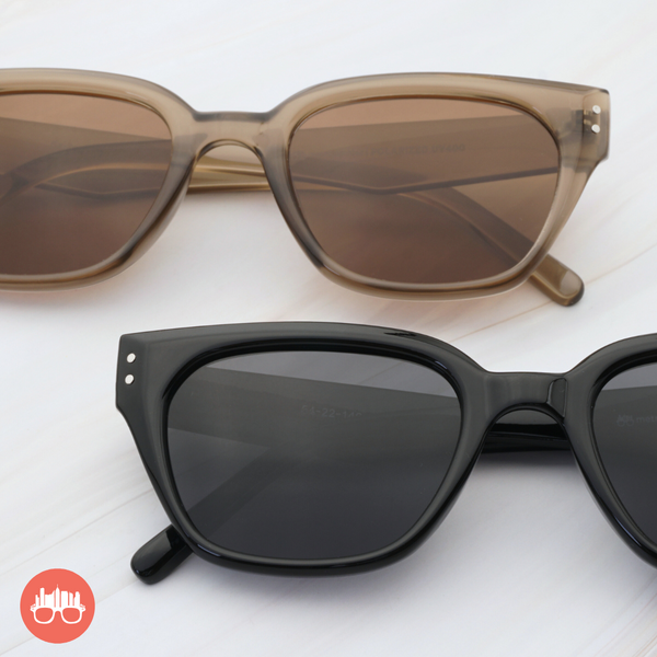 MetroSunnies Riley Sunnies (Brown) / Polarized Sunglasses UV400 / Fashion Eyewear for Men and Women