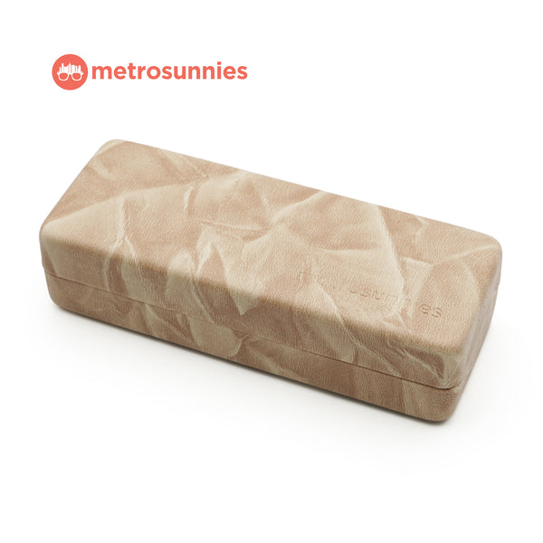 MetroSunnies Ripple Hard Case Holder (Nude) / Eyewear Case Holder for Sunnies and Specs