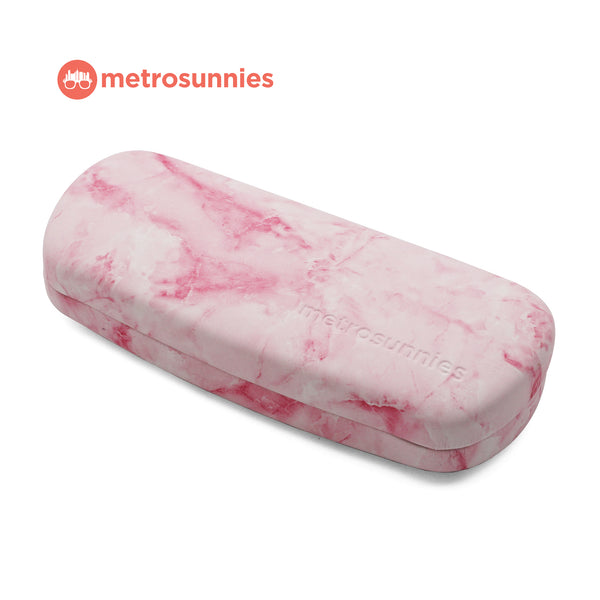 MetroSunnies Safe Hard Case Holder (Pink) / Eyewear Case Holder for Sunnies and Specs
