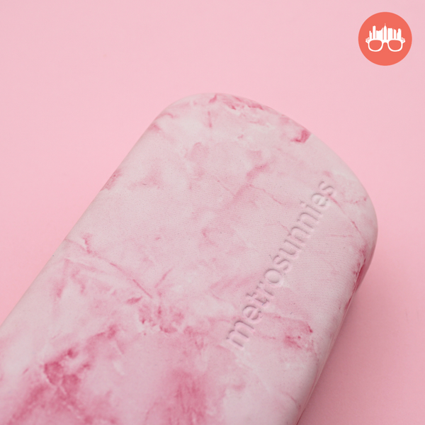 MetroSunnies Safe Hard Case Holder (Pink) / Eyewear Case Holder for Sunnies and Specs