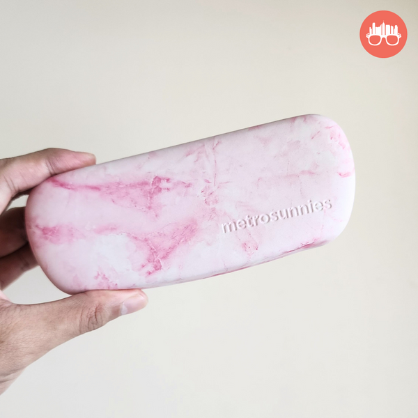 MetroSunnies Safe Hard Case Holder (Pink) / Eyewear Case Holder for Sunnies and Specs