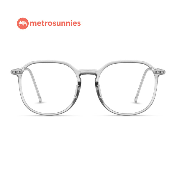 MetroSunnies Shannon Specs (Gray) / Replaceable Lens / Eyeglasses for Men and Women