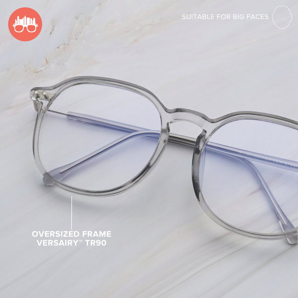 MetroSunnies Shannon Specs (Gray) / Replaceable Lens / Eyeglasses for Men and Women
