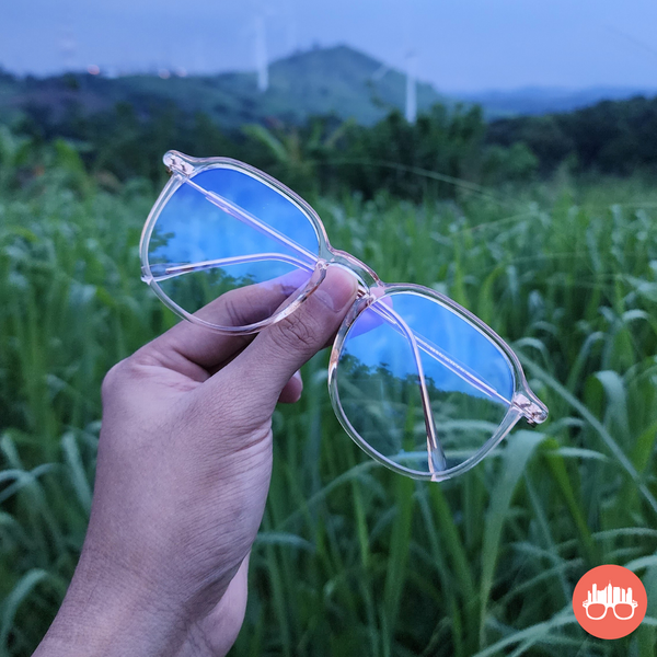 MetroSunnies Shannon Specs (Champagne) / Replaceable Lens / Eyeglasses for Men and Women