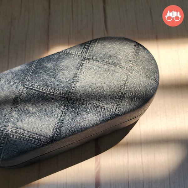 MetroSunnies Tate Hard Case Holder (Jeans) / Eyewear Case Holder for Sunnies and Specs