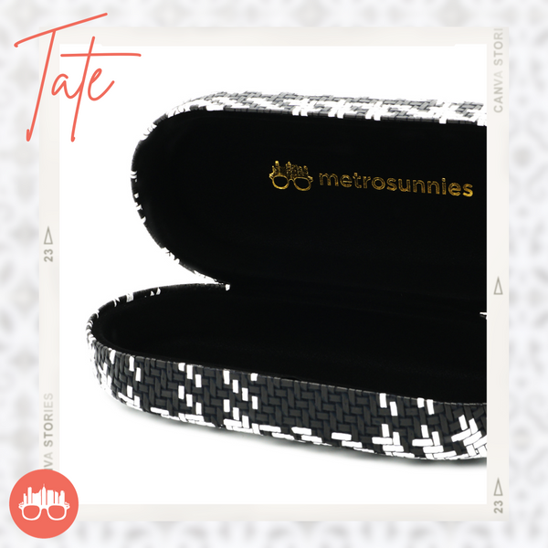 MetroSunnies Tate Hard Case Holder (Mat) / Eyewear Case Holder for Sunnies and Specs
