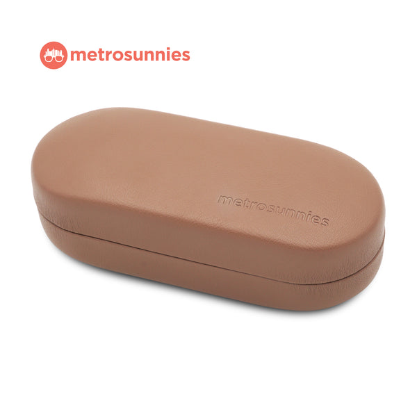 MetroSunnies Tate Hard Case Holder (Nude) / Eyewear Case Holder for Sunnies and Specs