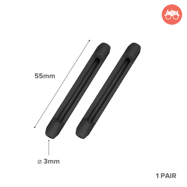 MetroSunnies Eyeglass Ear Grip Temple Tip Sleeve Anti-Slip Soft Silicone Retainers Eyewear Hook Holder Accessories