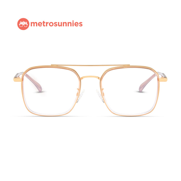 MetroSunnies Trisa Specs (Champagne) / Con-Strain Blue Light / Versairy / Anti-Radiation Eyeglasses