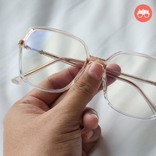 MetroSunnies Winnie Specs (Champagne) / Con-Strain Blue Light / Versairy / Anti-Radiation Eyeglasses