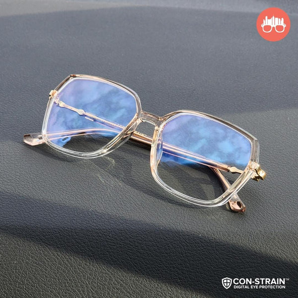 MetroSunnies Winnie Specs (Champagne) / Con-Strain Blue Light / Versairy / Anti-Radiation Eyeglasses
