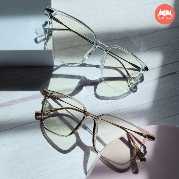 MetroSunnies Yuna Specs (Clear) Con-Strain Anti Radiation Eyeglasses Women Men Blue Light Eyewear
