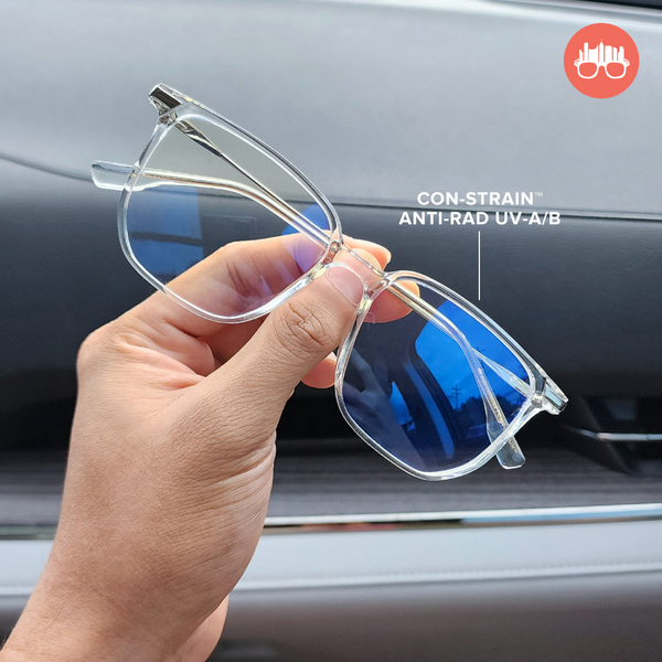 MetroSunnies Yuna Specs (Clear) Con-Strain Anti Radiation Eyeglasses Women Men Blue Light Eyewear
