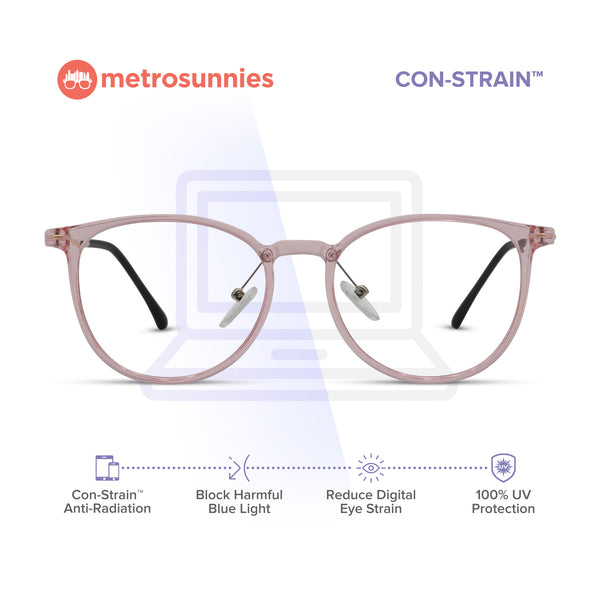 MetroSunnies Ace Specs (Blossom) / Con-Strain Blue Light / Versairy / Anti-Radiation Eyeglasses