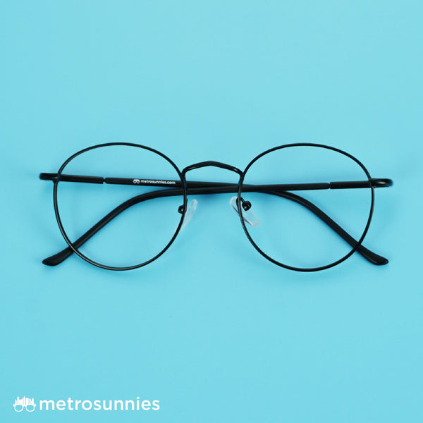 MetroSunnies Adrian Specs (Black) / Replaceable Lens / Eyeglasses for Men and Women