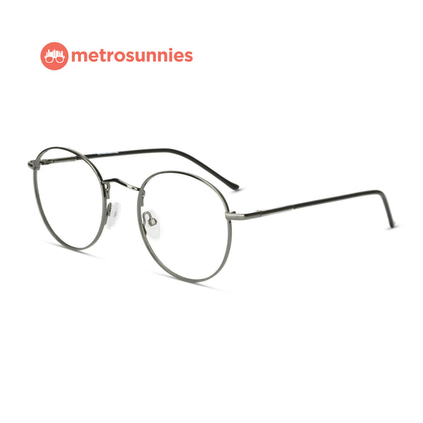 MetroSunnies Adrian Specs (Gray) / Replaceable Lens / Eyeglasses for Men and Women