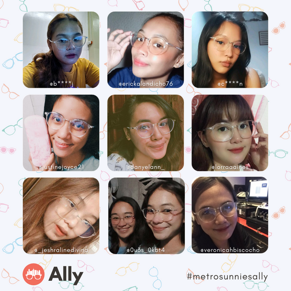 MetroSunnies Ally Specs (Clear) / Con-Strain Blue Light / Versairy / Anti-Radiation Eyeglasses