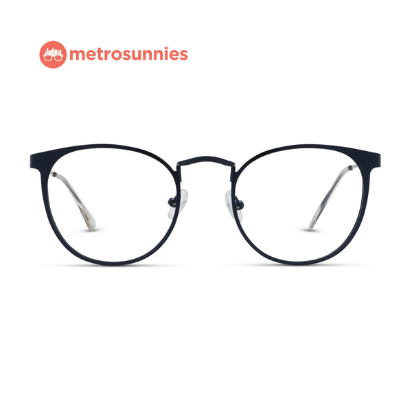 MetroSunnies Amari Specs (Blue) / Replaceable Lens / Eyeglasses for Men and Women