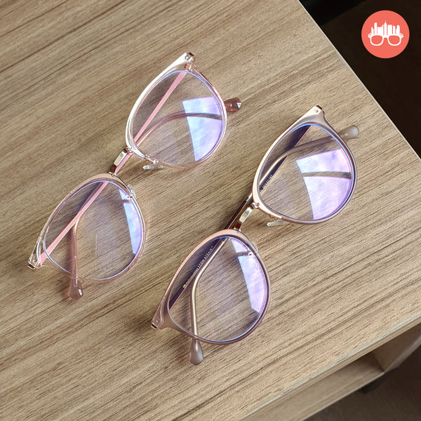 MetroSunnies Annika Specs (Pink) / Con-Strain Blue Light / Versairy / Anti-Radiation Eyeglasses