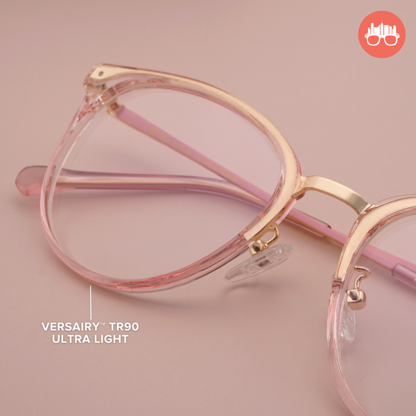 MetroSunnies Annika Specs (Champagne) / Con-Strain Blue Light / Versairy / Anti-Radiation Eyeglasses