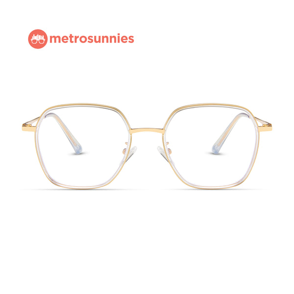 MetroSunnies August Specs (Clear) / Con-Strain Blue Light / Anti-Radiation Computer Eyeglasses