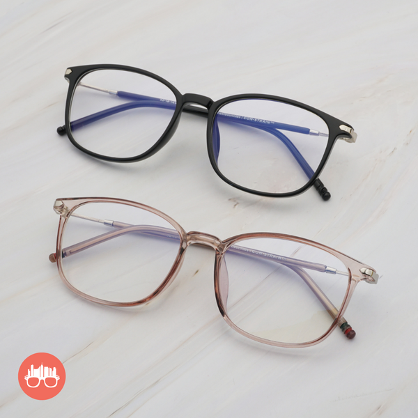 MetroSunnies Autumn Specs (Champagne) / Con-Strain Blue Light / Versairy / Anti-Radiation Eyeglasses