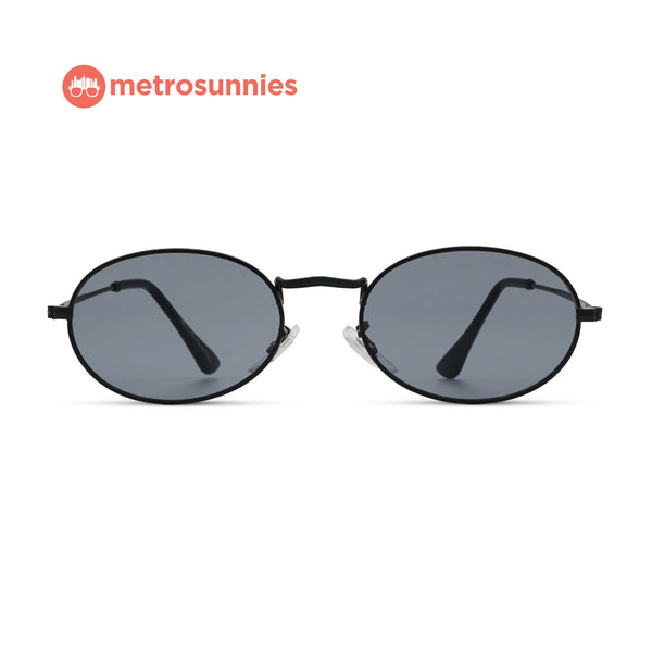 MetroSunnies Barnum Sunnies (Black) / Sunglasses with UV400 Protection / Fashion Eyewear Unisex