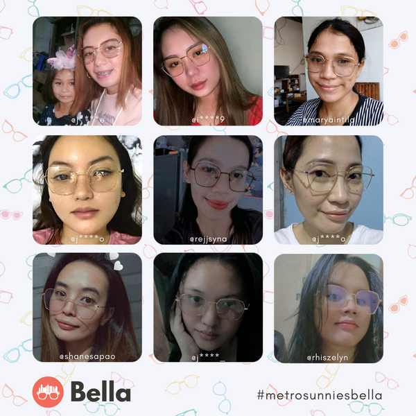 MetroSunnies Bella Specs (Rose Gold) / Con-Strain Blue Light / Anti-Radiation Computer Eyeglasses