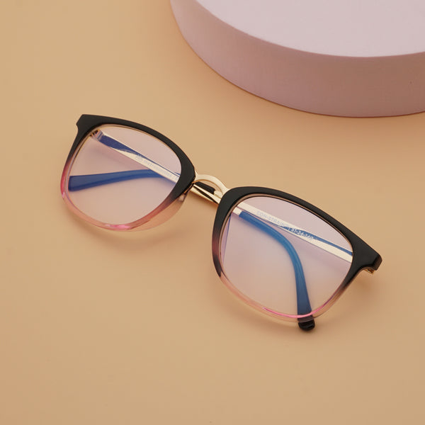 MetroSunnies River Specs (Pink) / Replaceable Lens / Eyeglasses for Men and Women