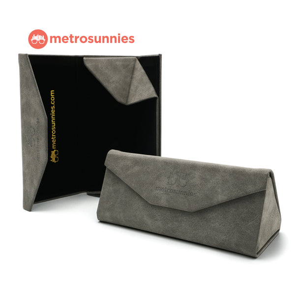MetroSunnies Caddy Foldable Case Holder (Gray) / Eyewear Case Holder for Sunnies and Specs