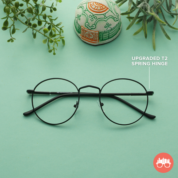 MetroSunnies Caesar Specs (Black) / Con-Strain Blue Light / Anti-Radiation Computer Eyeglasses