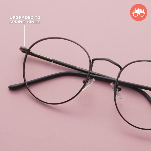 MetroSunnies Caesar Specs (Gray) / Con-Strain Blue Light / Anti-Radiation Computer Eyeglasses